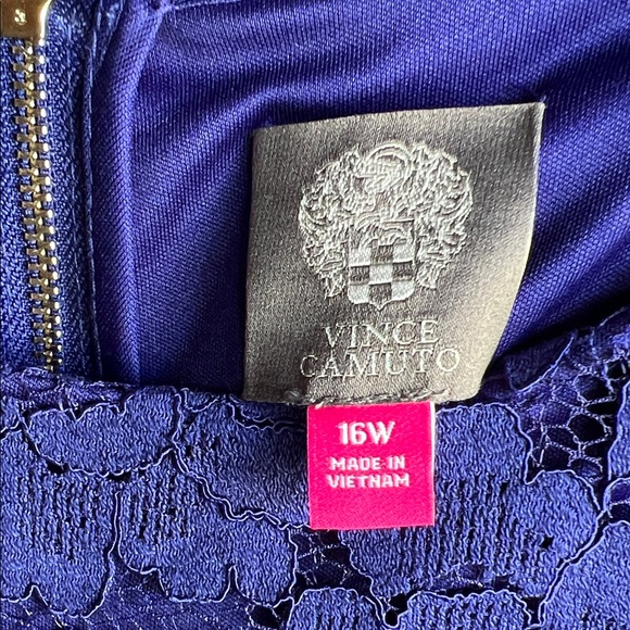 Vince Camuto Royal Blue Lace Dress - Picture 2 of 10